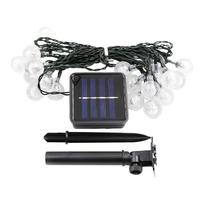 50 LED girliandos apvalios lemputės formos dekoratyviniai kabinami šviestuvai atsparūs vandeniui varinės vielos 50pcs LEDs balta