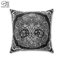 Witch Throw Pillow, Decorative Accent Cushion, Tree of Life, Wicca Room Decor, Witchy Art, Celtic 45cm X 45cm