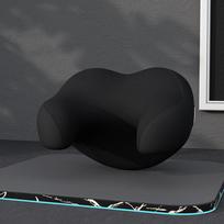 Car Seat Headrest Pad 3D Memory Foam Pillow Head Neck Pain Relief Travel Neck Support Breathable Mesh Fabric Memory Foam juoda