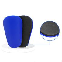 1 pora futbolo blauzdų apsaugos blauzdų apsaugai nuo smūgio, lengvi apsauginiai kojų įklotai 6cmx4cmx9.5cm black