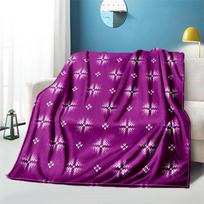 Dryžuotas languotas leopardas Europos amerikietiško rašto manta sofos lovos užvalkalas minkštas antklodė pledas minkštas šiltas flanelinis antklodės Gif 100cm x 150cm