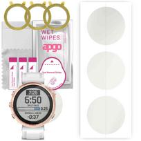 3x apgo MATTE hidrogelinė ekrano apsauga, skirta Garmin Fenix ​​6S Pro, hidrogelio plėvelė, su pozicionavimo sluoksniu, lengvai montuojama