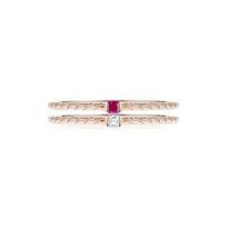 Morellato 1930 Rose Gold Tone Sterling Silver SAHA16014 Women's Ring white