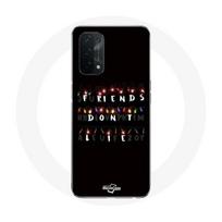 Coque pour Oppo A74 5G Stranger Things Affiche Friends Don't Lie Joyeux noël