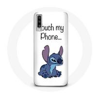Coque Samsung Galaxy A70 Lilo et Stitch mignon Fond blanc balta