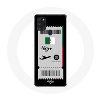 Case - Samsung - Galaxy A21S - Plane ticket - Soft - Black