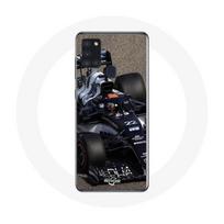 Coque Samsung Galaxy A21S Formule 1 Yuki Tsunoda pilote automobile de F1 Bleu mėlyna