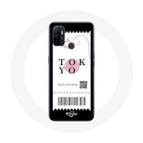 Coque Oppo A53 Billet d'avion Tokyo Japon