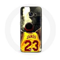 Coque pour Samsung Galaxy S7 Edge Lebron James Joueur de Basketball