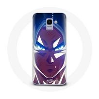 Coque pour Samsung Galaxy A6 2018 Dragon Ball Goku Visage énervé