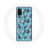 Coque pour Samsung Galaxy S20 plus Papillons Fond Bleu mėlyna