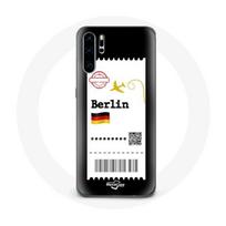 Coque pour Huawei P30 pro Billet d'avion Berlin