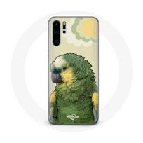 Coque pour Huawei P30 pro Amazone Perroquets Vert