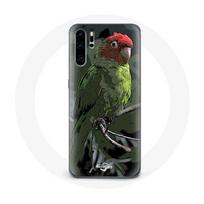 Coque pour Huawei P30 pro Pionus Perroquet Rouge Vert