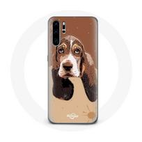Coque pour Huawei P30 pro Basset Hound chien visage