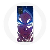Coque pour Samsung Galaxy A71 Dragon Ball Goku Visage énervé
