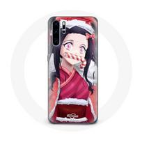 Coque pour Huawei P30 Pro Anime Demon Slayer Kamado Nezuko Le jour de Noël 2023