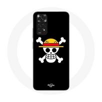 Coque pour Xiaomi Redmi Note 11S One Piece Manga Tete de Mort Fond Noir juoda