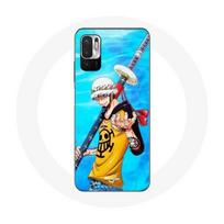 Coque pour Xiaomi Redmi Note 10 5G One Piece Manga Trafalgar Law epée