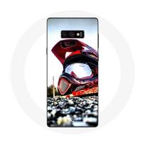 Coque pour Samsung Galaxy Note 9 Casque MotoCross