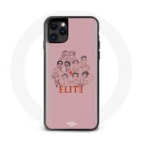 Coque pour iphone 11 Pro Max Elite Saison 5 Affiche personnages Fanart Logo