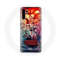Coque pour Huawei P30 Stranger Things Teaser Saison 4 Affiche Personnages Art
