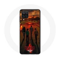 Coque pour Samsung Galaxy A22 4G Stranger Things Saison 4 Affiche Art Equipages de la Nouvelle Théor