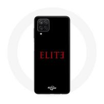 Coque pour Samsung Galaxy A22 4G Elite Saison 5 Logo Rouge Fond Noir