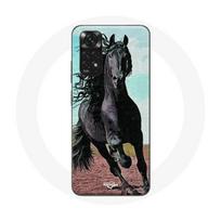 Coque pour Xiaomi Redmi Note 11 4G Le Cheval Noir De La Race Frisonne