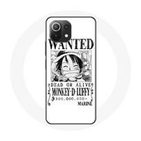 Coque pour Xiaomi Mi 11 Lite One Piece Manga affiche de recherche Blanche balta