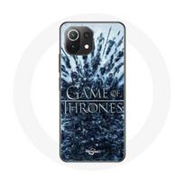 Coque pour Xiaomi Mi 11 Lite Game of Thrones saison 8 Episode 1 Le Trône de Fer Personnages logo Gri