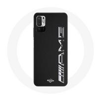Coque pour Xiaomi Redmi Note 10 5G Amg Logo Carbone Texture