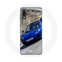 Coque pour Samsung Galaxy A02 Formule 1 McLaren Voiture Bleu