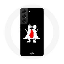 Coque pour Samsung Galaxy S21 FE Hunter x Hunter Manga Logo Noir
