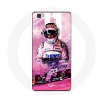 Coque pour Huawei P8 Formule 1 Sergio Pérez Pilote de F1 Rose