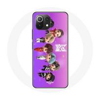 Coque pour Xiaomi Mi 11 Lite BTS TinyTAN Animation Affiche RM Jin Suga J-Hope Jimin Jungkook Et V Mic Drop Danse