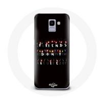 Coque pour Samsung Galaxy A6 2018 Stranger Things Affiche Friends Don't Lie Joyeux noël