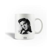 Keramikinis puodelis - Elvis Presley - 30cl - Baltas - Galima plauti indaplovėje - Aukštis 9,5cm