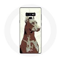 Coque pour Samsung Galaxy Note 9 Doberman Race de chiens