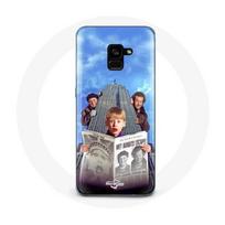Coque pour Samsung Galaxy A8 Plus Home Alone Maman j'ai encore raté l'avion