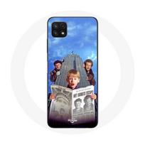 Coque pour Samsung Galaxy A22 5G Home Alone Maman j'ai encore raté l'avion