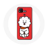 Dėklas Xiaomi Redmi 9C BTS Bangtan Berniukams BT21 RJ iš Jin Raudonas Pagrindas