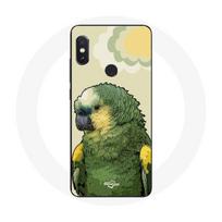 Coque pour Xiaomi Redmi Note 5 Pro Amazone Perroquets Vert žalia