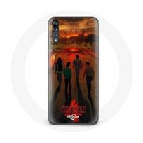 Coque pour Huawei P20 Pro Stranger Things Saison 4 Affiche Art Equipages de la Nouvelle Théorie