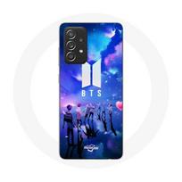 Dėklas, skirtas Samsung Galaxy A52 Bangtan Sonyeondan BTS Fanart logotipui