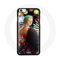 Case for Iphone SE - Maniacase - One Piece Merry Christmas Zoro - Soft - Black - Anime