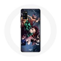 Coque pour Samsung Galaxy S20 Tanjiro Nezuko et Inosuke Slayer Kimetsu no Yaiba Manga - Maniacase