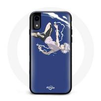 Case for iPhone XS - Maniacase - Killua Zoldyck - Soft - Black - Anime Manga