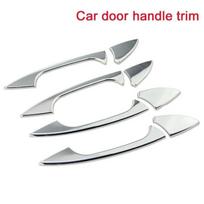 Mercedes Benz GLK/GL/ML/C klasės W204 X204 ABS chromuotos automobilio durų rankenos apdailos durų dubenėlio dekoracija automobilio stilius automobilio aksesuarai Car Door Handle Trim white