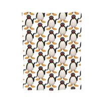 Flanelinis pledas Pingu pledai Minkšta patalynė Šiltas pliušinis pledas lovai svetainei iškylai kelionei namų sofai 75x100cm 30x40in white